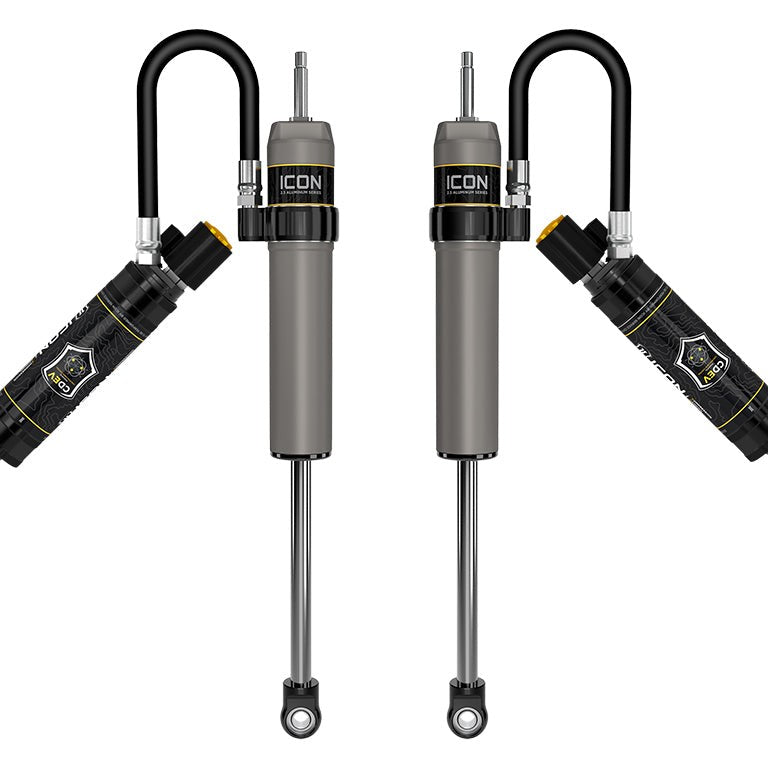 ICON V.S. 2.5 Aluminum Remote Reservoir Front Shocks with CDEV for 2017-2026 Ford F-250/F-350 Super Duty 4WD — image 1