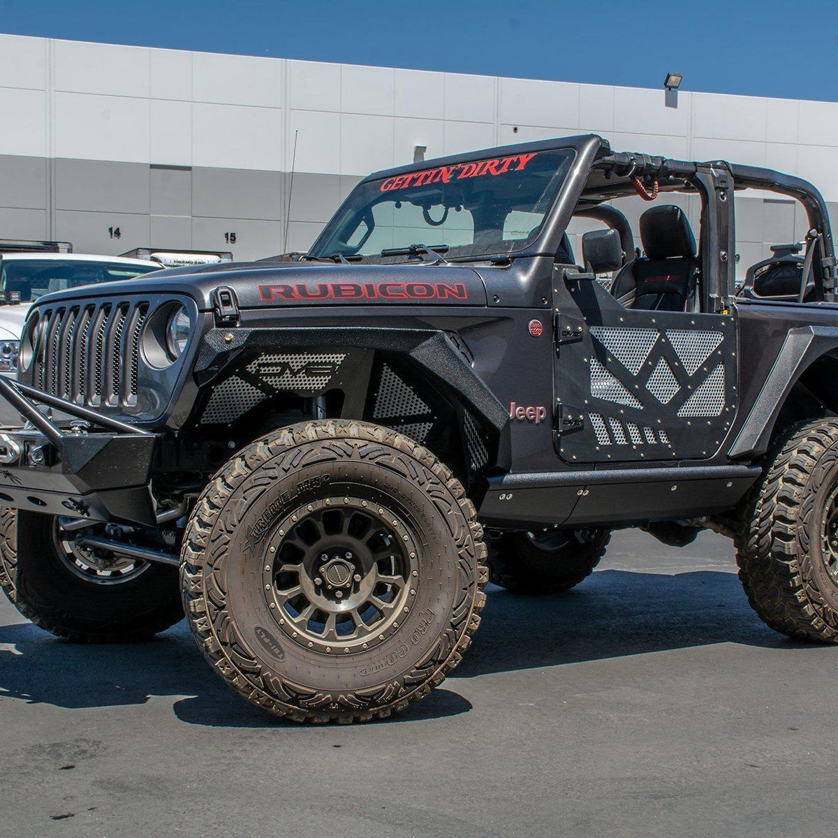 2018-21 Jeep JL 2 Door Boatside Rock Sliders-DV8 Offroad