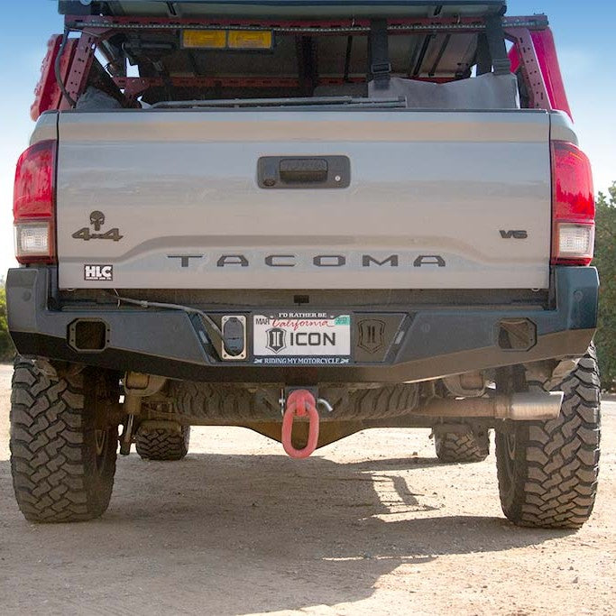 ICON Impact Series 2016-2023 Toyota Tacoma Rear Bumper — image 5