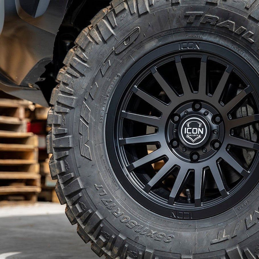 ICON Alloys Recon SLX 17x8.5 6x135 +6mm Satin Black Wheel — image 4
