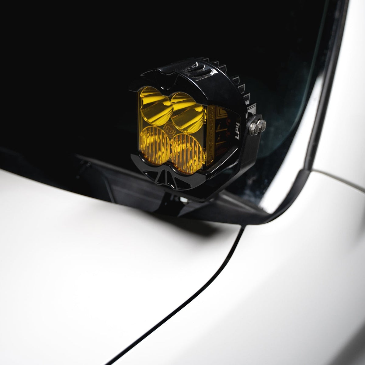 5th Gen Toyota 4Runner Ditch Light Brackets, holding Baja Designs light