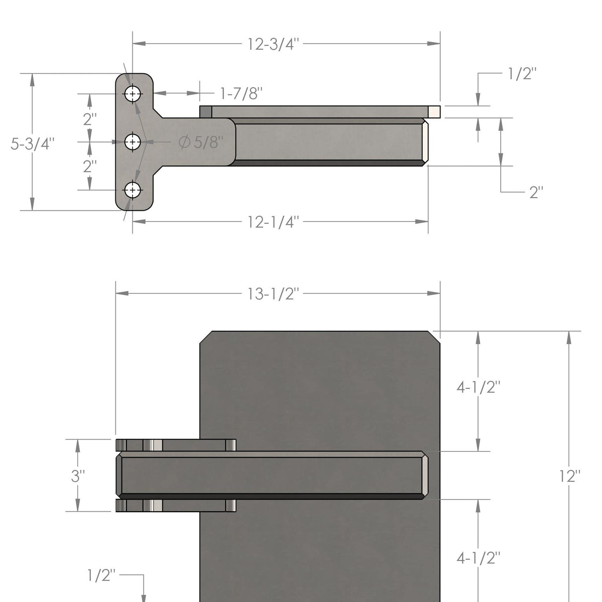 BulletProof Hitches Flat Plate Hitch Attachment — image 5