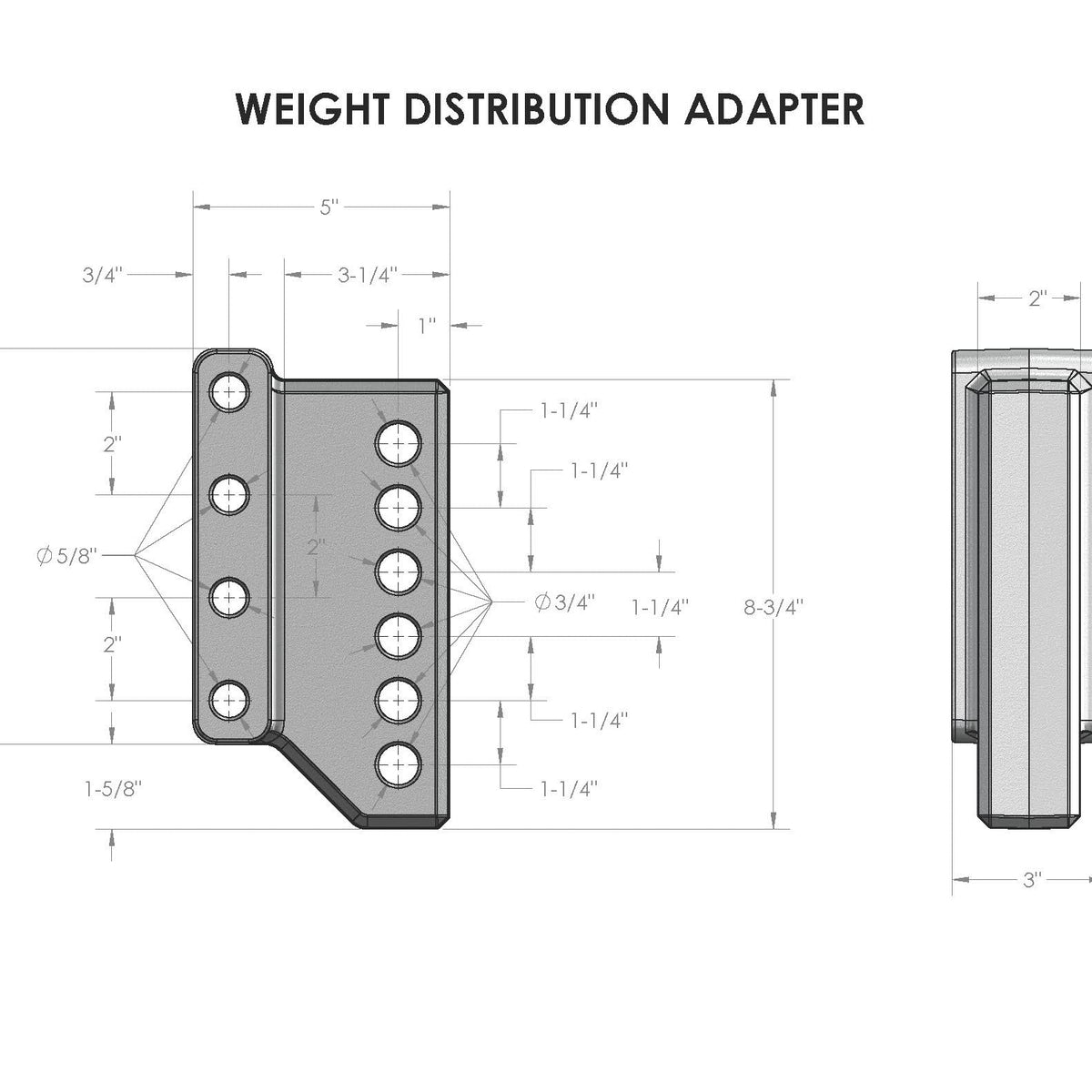 BulletProof Hitches Heavy Duty Weight Distribution Adapter — image 4