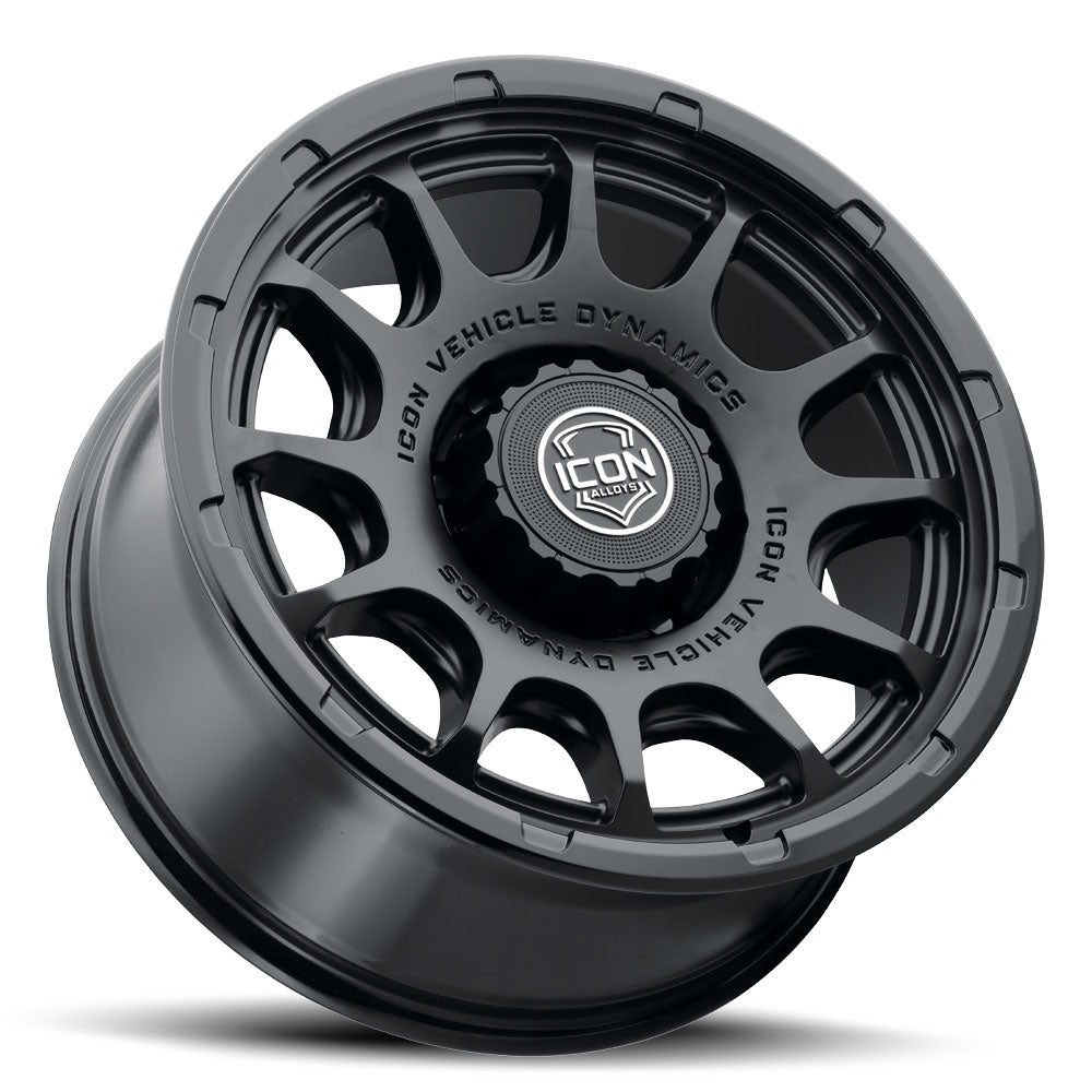 ICON Alloys Rancho 20x9 8x180 +12mm Double Black Wheel — image 3