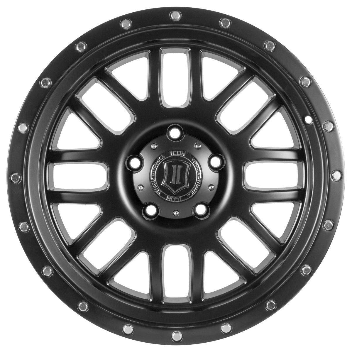 ICON Alloys Alpha 20x9 8x180 +12mm Satin Black Wheel — image 2