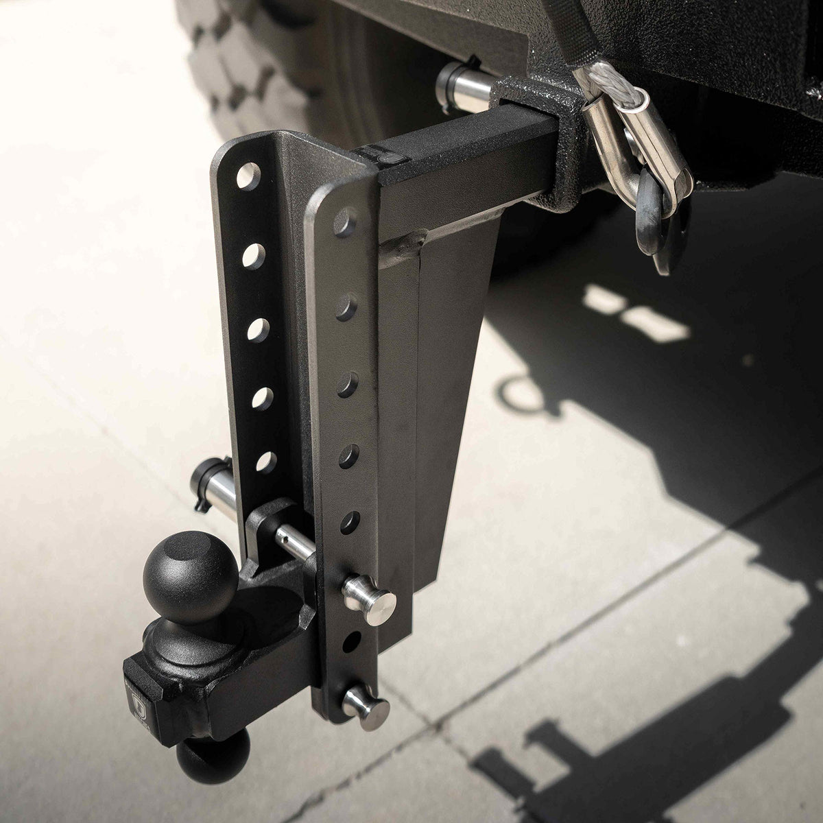BulletProof Hitches Adjustable Dual Ball Hitch Ball Mount — image 4