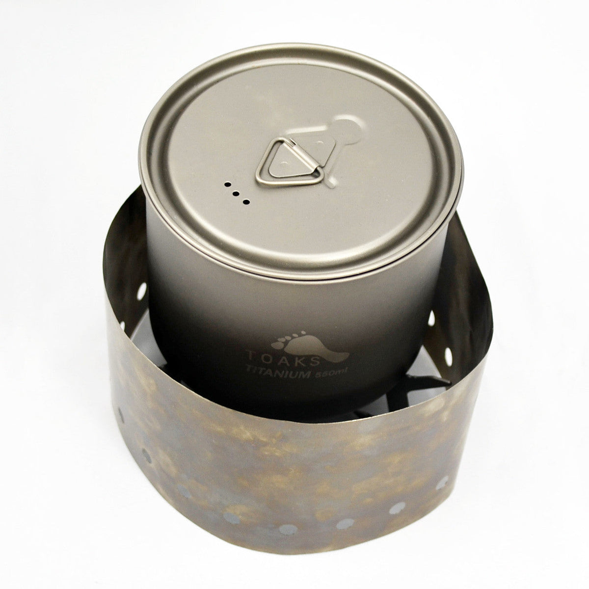 TOAKS Ultralight Titanium Solid Fuel Cook System — image 3