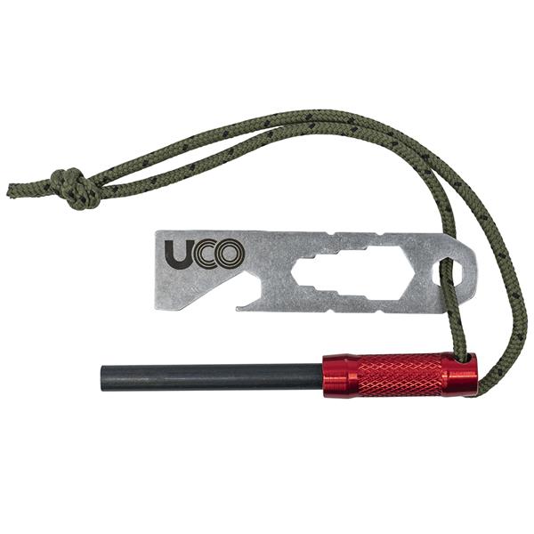 Compact fire starter for camping, hiking, and emergency use
