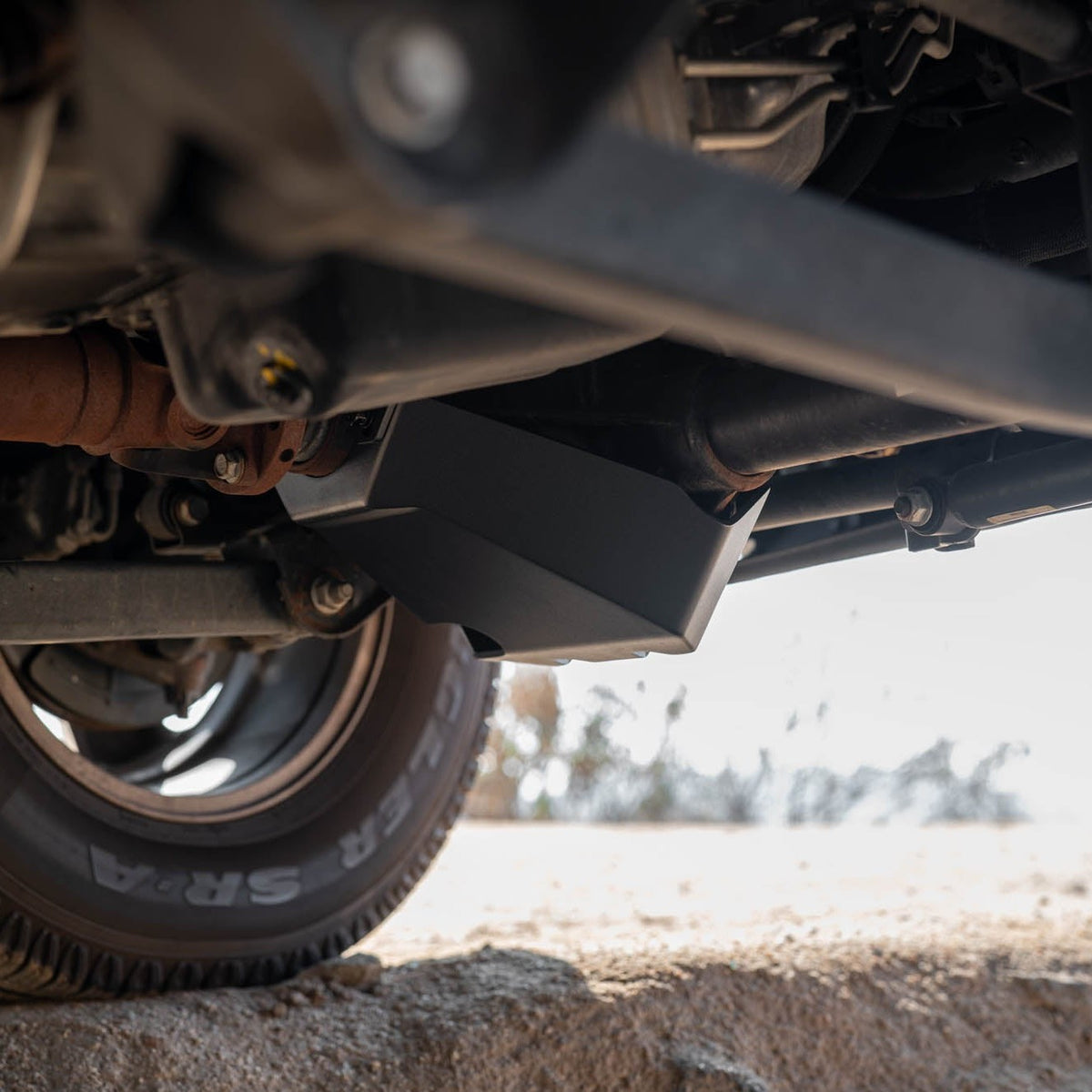 Jeep Wrangler JK Dana 30 Front Differential Skid Plate installed