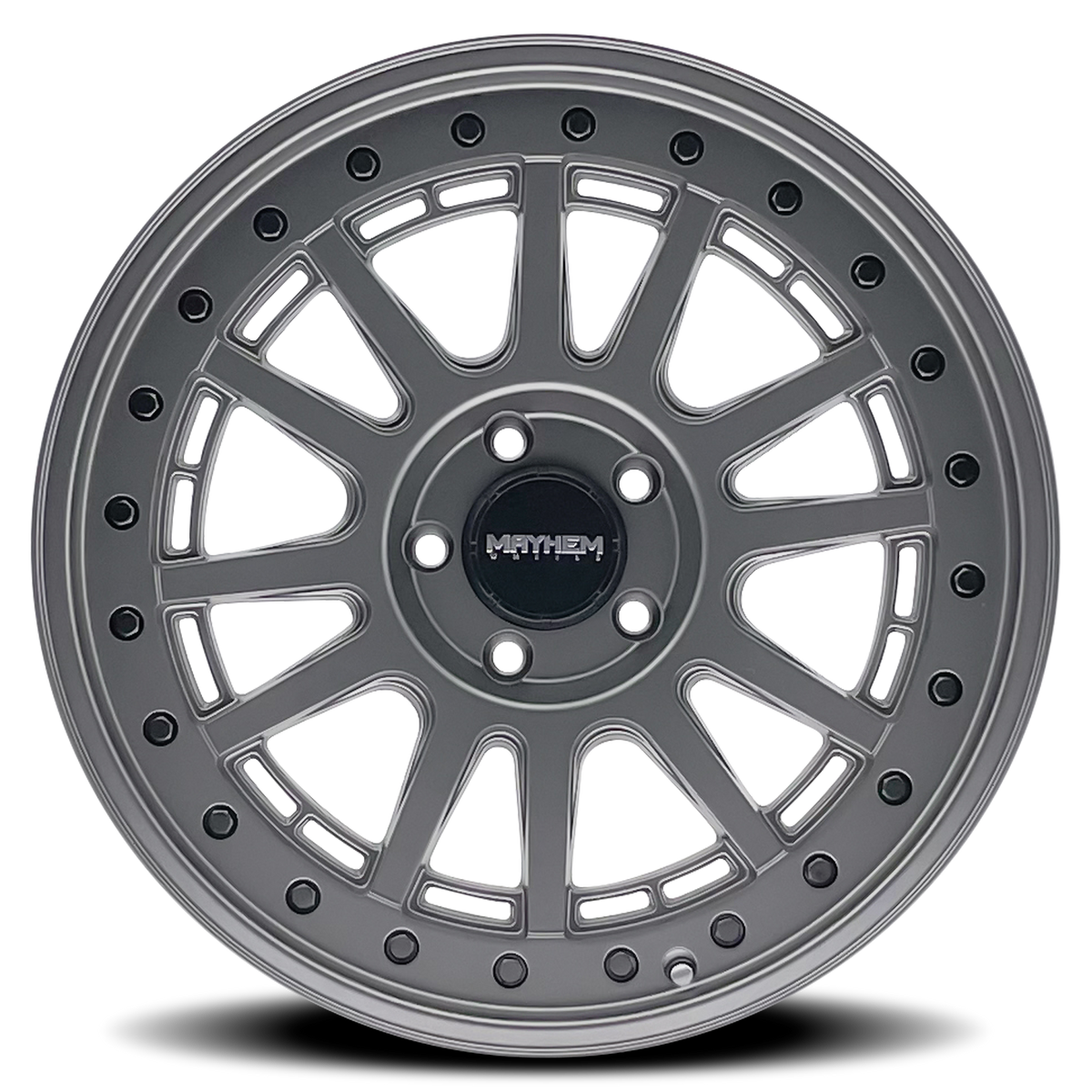 Mayhem Compass 8305 17x9 Wheel in Matte Gunmetal — image 3