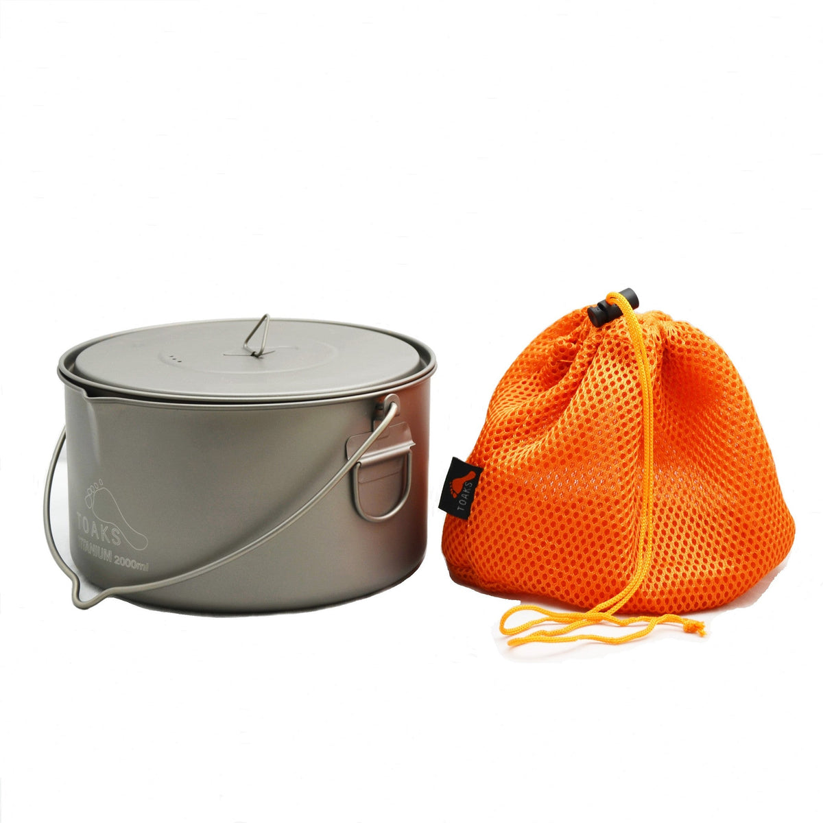 TOAKS Titanium 2000ml Pot with Bail Handle — image 6
