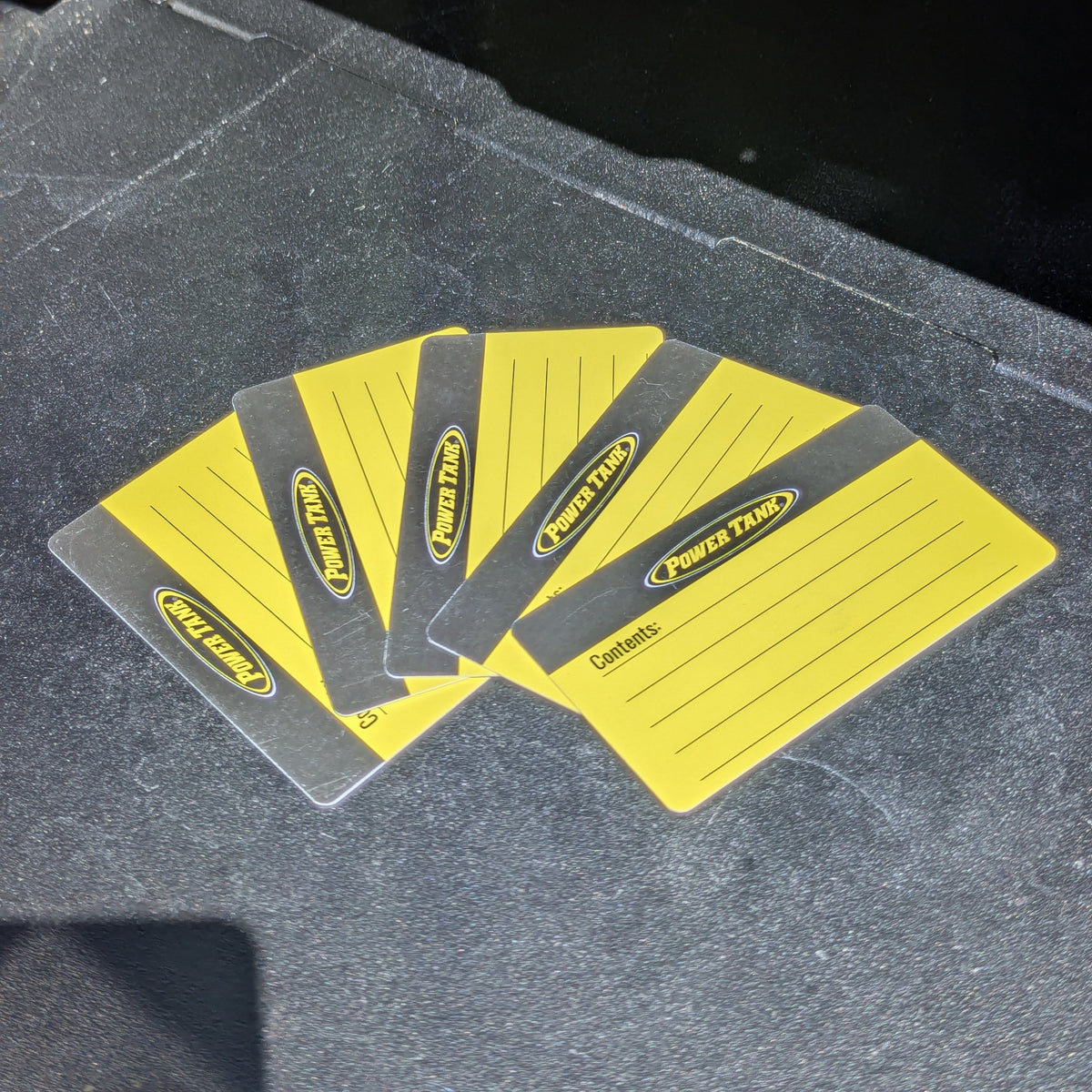 Power Tank Bag Content Cards 5-Pack — image 3