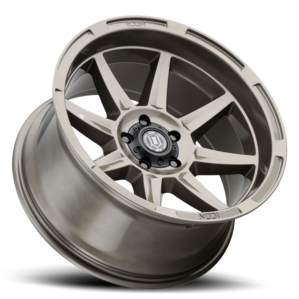 ICON Alloys Bandit 20x10 6x5.5 -24mm Gloss Bronze Wheel — image 3