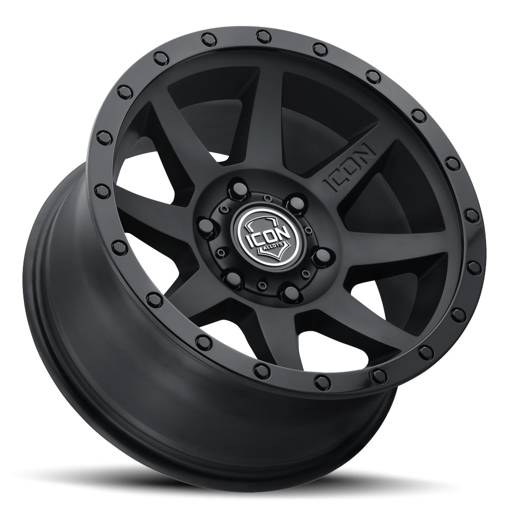 ICON Alloys Rebound 20x9 6x5.5 0mm Double Black Wheel — image 3