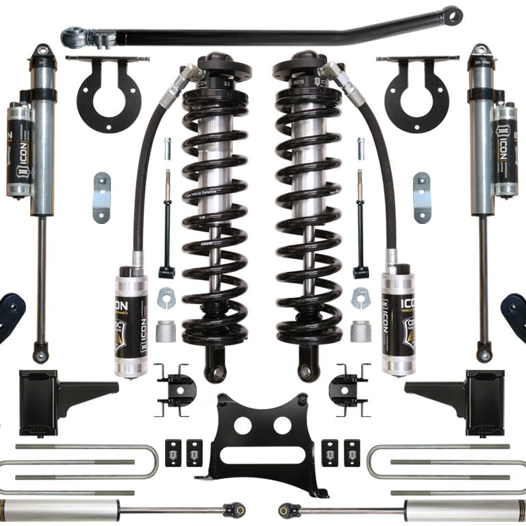 ICON Stage 5 Coilover Conversion System for 2005-2010 Ford F-250/F-350 4-5.5" Lift — image 1