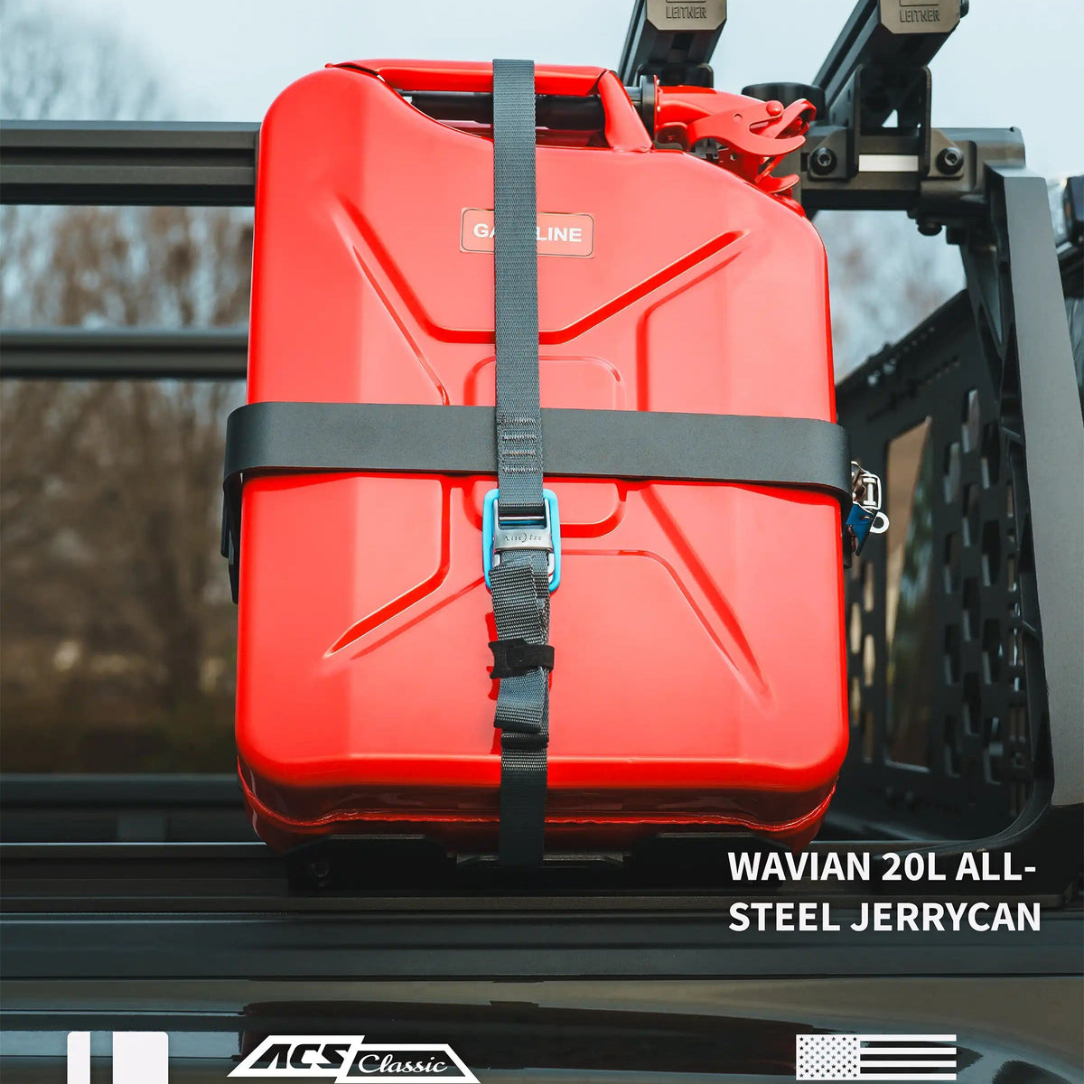 ACS FORGED - 20L JERRY CAN HOLDER - Leitner Designs
