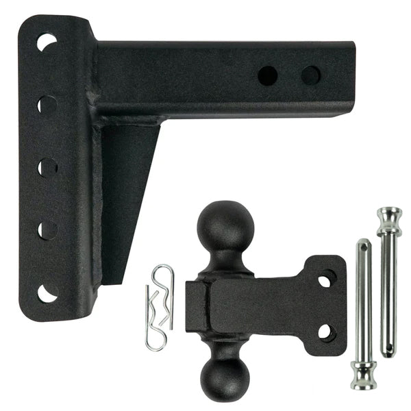 BulletProof Hitches Medium Duty 2.5" Receiver 4" Drop/Rise Adjustable Tow Hitch — image 2