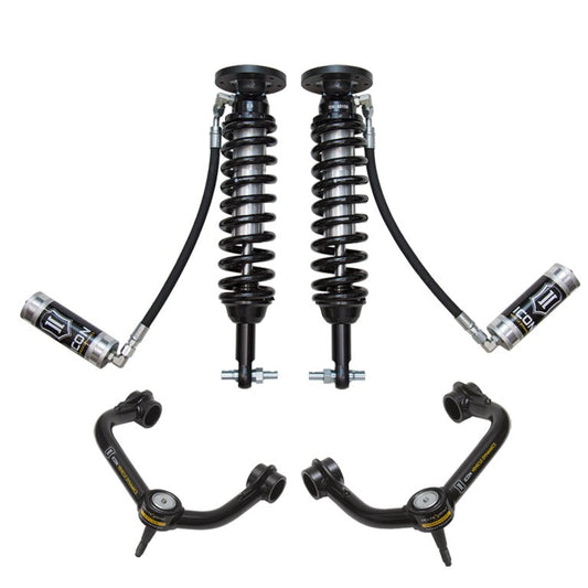 ICON Stage 4 Tubular Suspension System for 2014 Ford F-150 2WD, 1.75-2.63" Lift — image 1