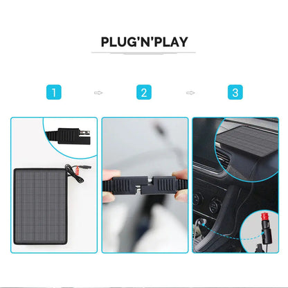 Renogy 10W Solar Battery Maintainer Charger