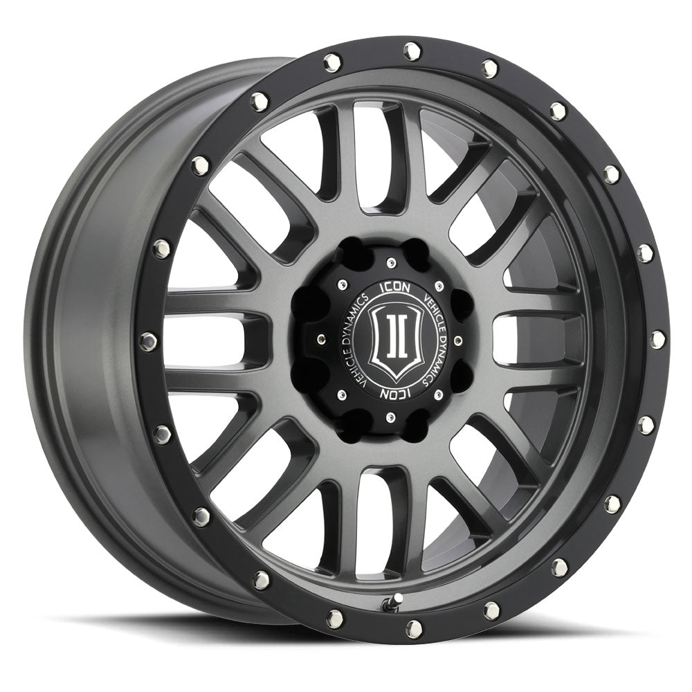 ICON Alloys Alpha 20x9 5x150 +16mm Gun Metal Wheel — image 1