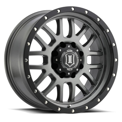 ICON Alloys Alpha 20x9 5x150 +16mm Gun Metal Wheel — image 1