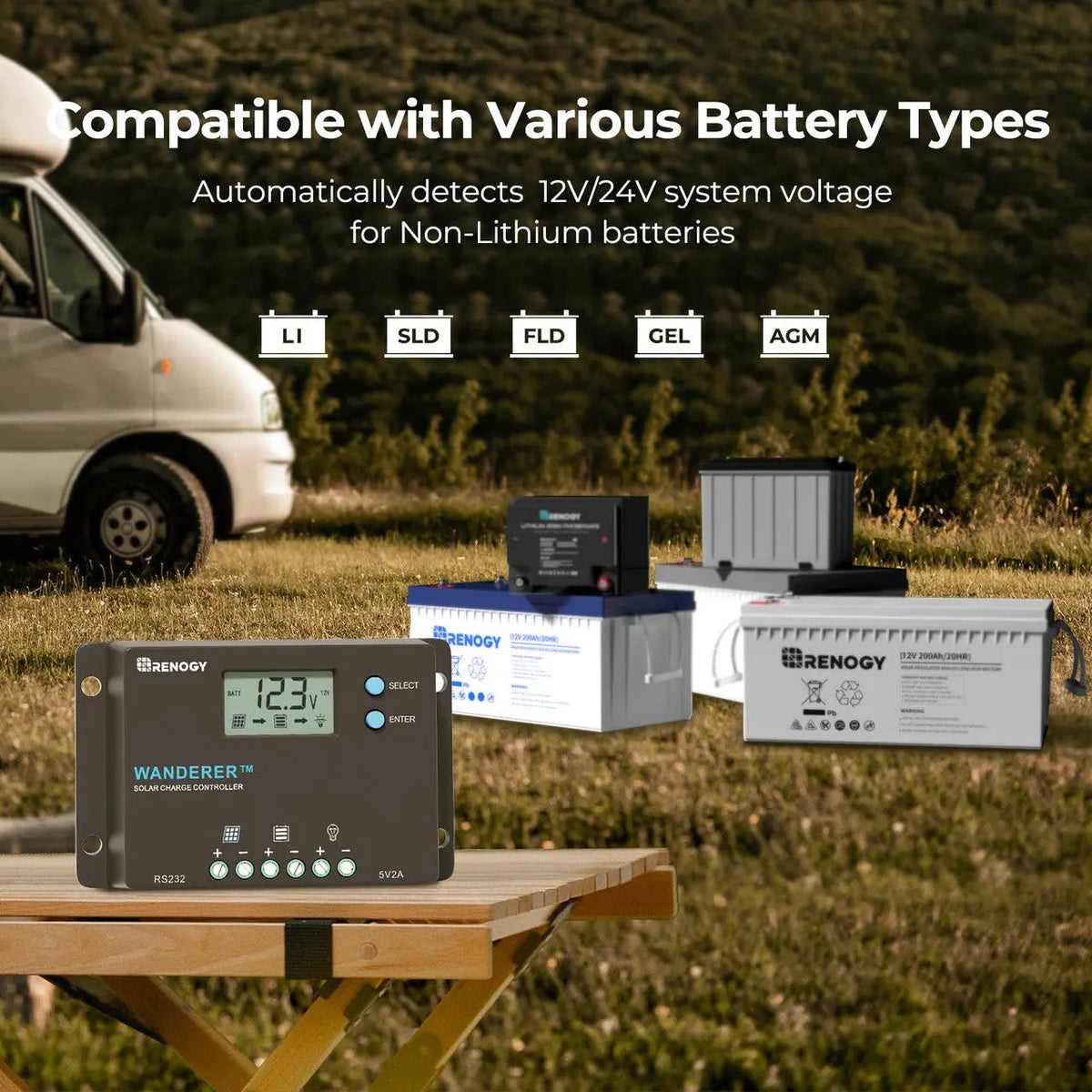 renogy solar charge controller 10A