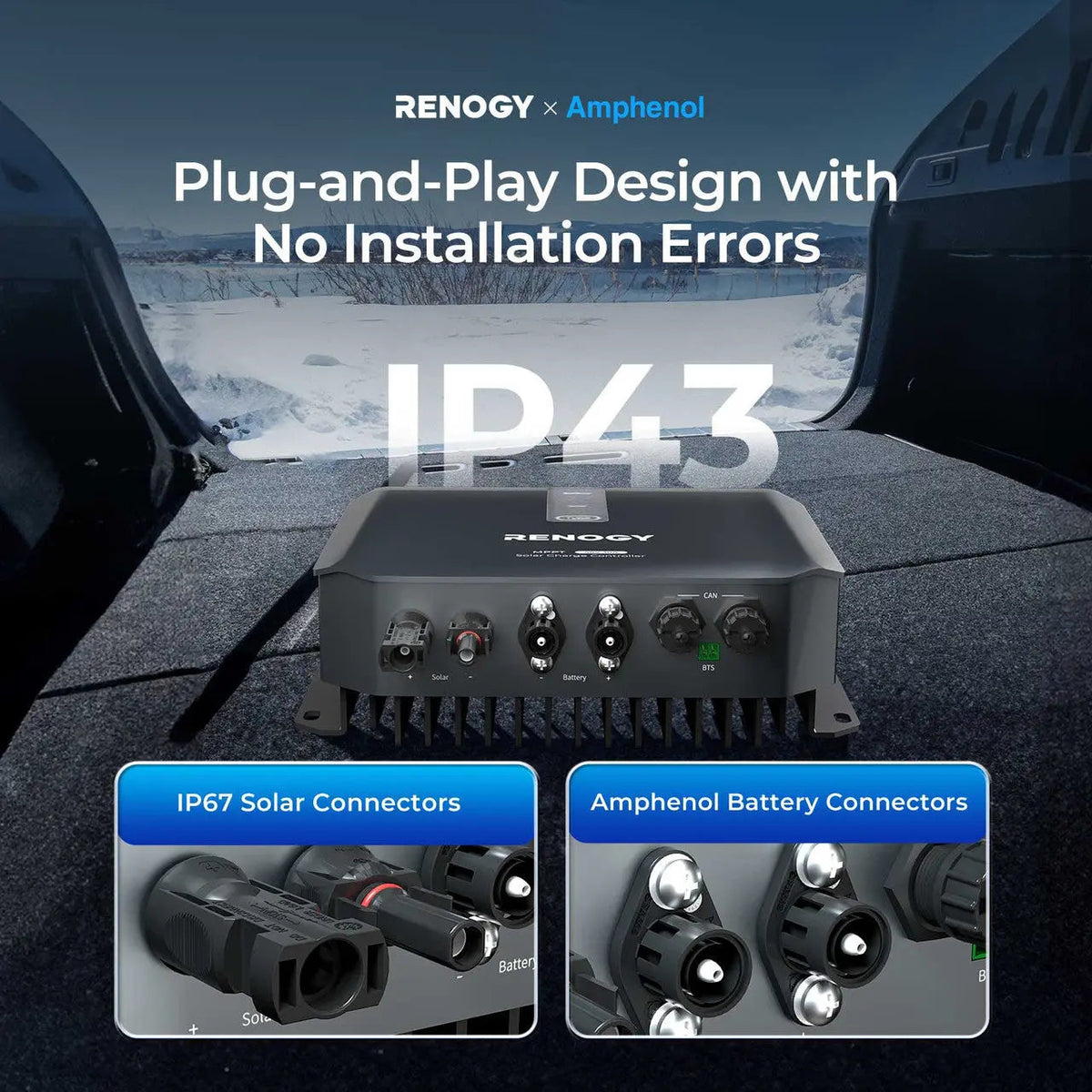 REGO 12V/24V/36V/48V 30A MPPT Solar Charge Controller
