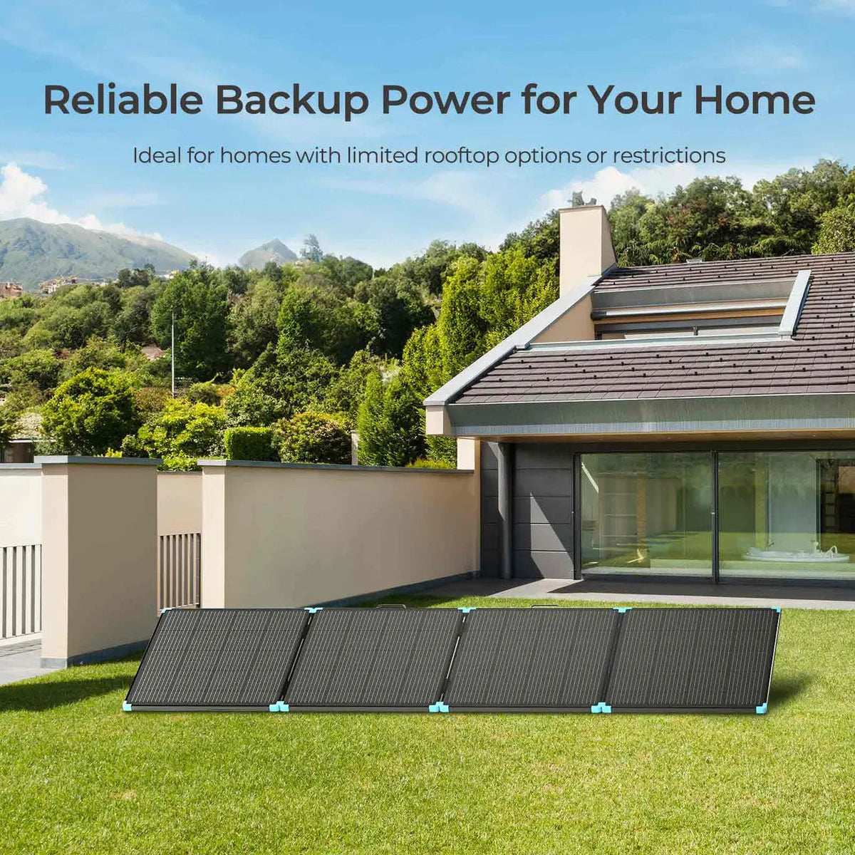 Renogy 400 watt portable solar panel suitcase for rv off grid living