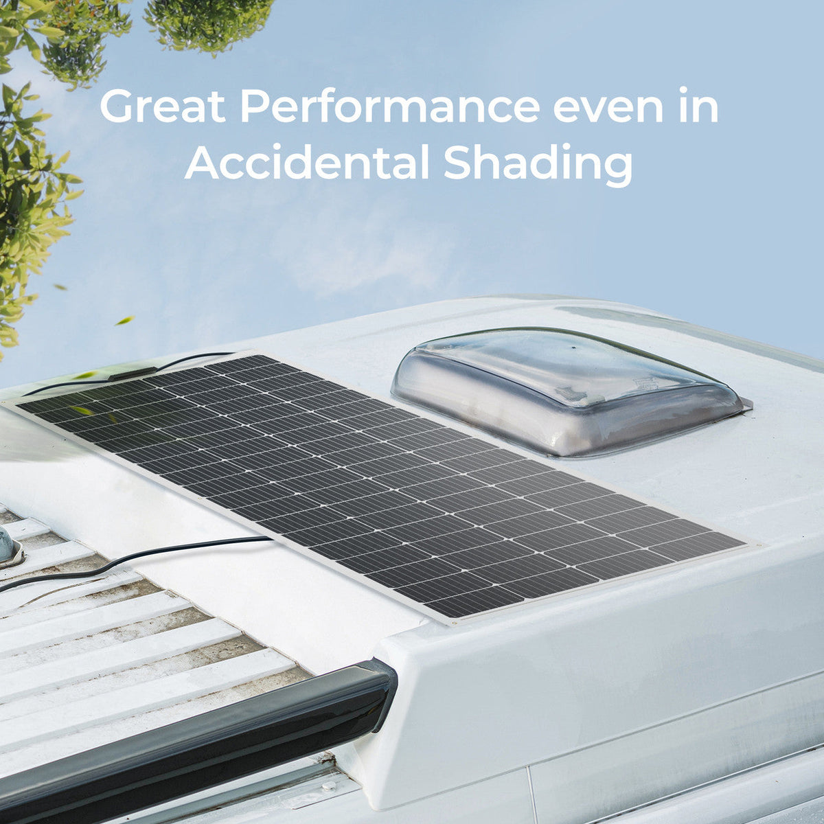 Lightweight 200w solar panels for rv and off grid solar systems