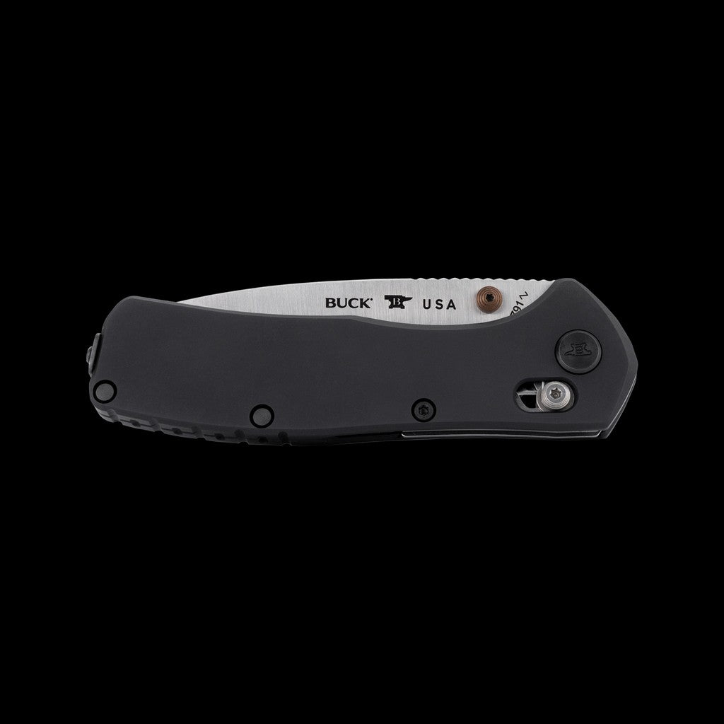 Buck 791 Range Elite Crossbar Lock Folding Knife, Black