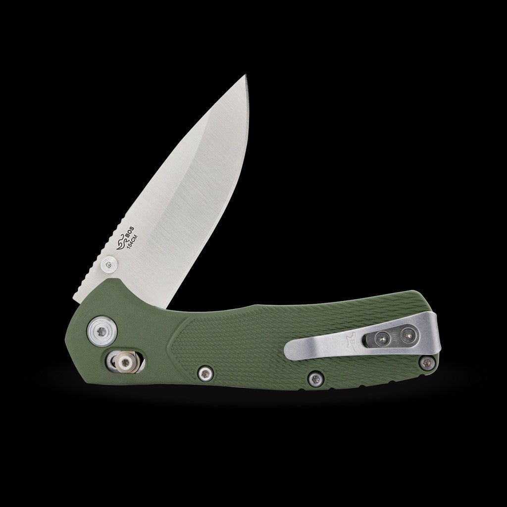 Buck 791 Range Pro Crossbar Lock Folding Knife, Green
