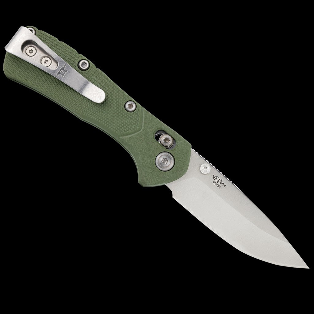 Buck 791 Range Pro Crossbar Lock Folding Knife, Green