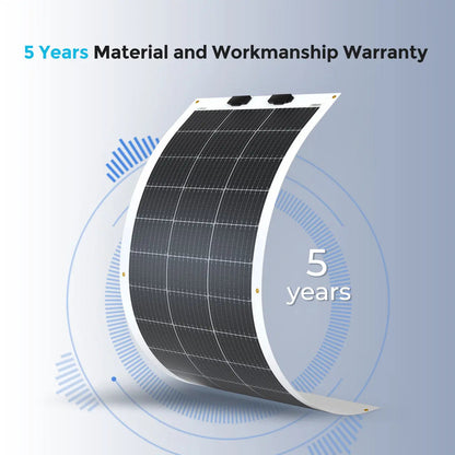 High efficiency 9BB monocrystalline solar cells for flexible panel