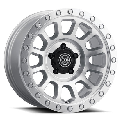 ICON Alloys Hulse 18x9 8x6.5 +12mm Silver Machined Wheel — image 1
