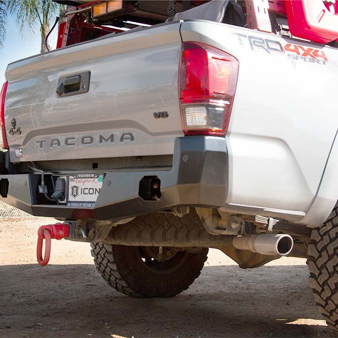 ICON Impact Series 2016-2023 Toyota Tacoma Rear Bumper — image 4