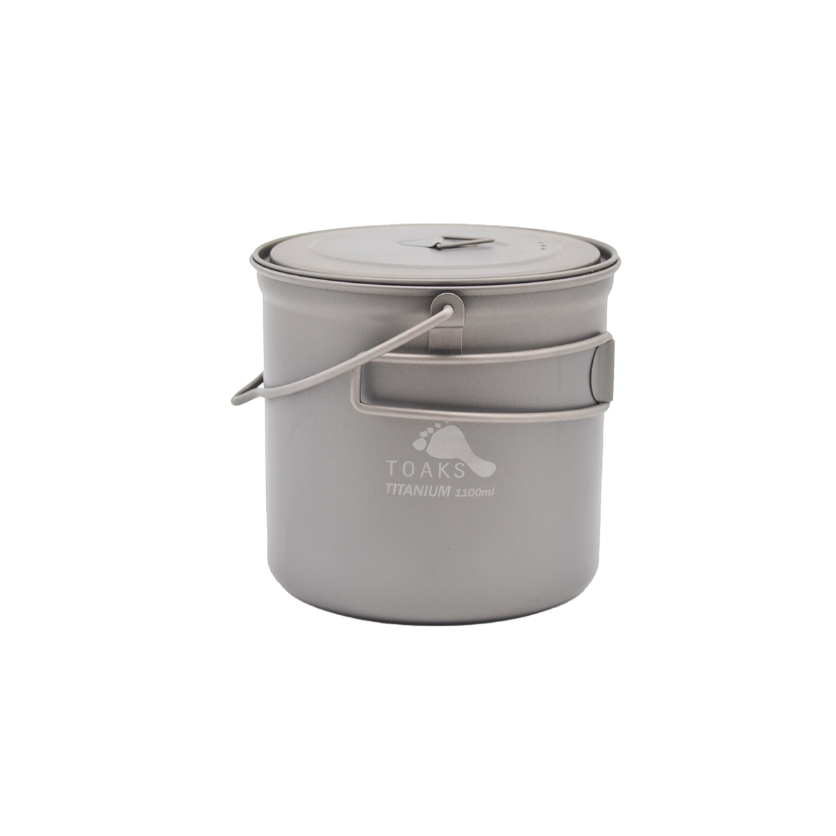 TOAKS Titanium 1100ml Backpacking Pot with Bail Handle — image 1