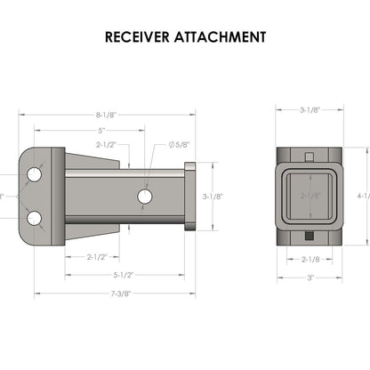 BulletProof Hitches 2-Inch Receiver Attachment for BulletProof Hitch — image 4