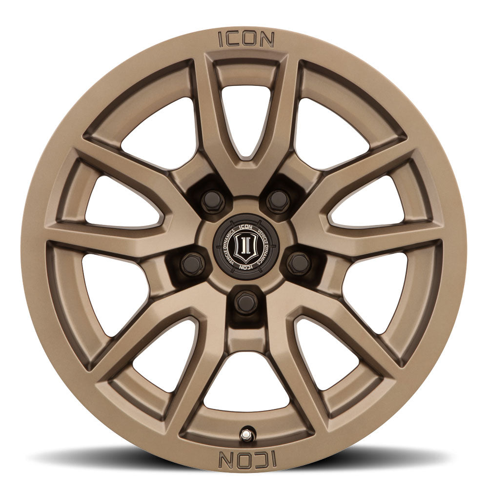 ICON Alloys Vector 5 17x8.5 5x150 +25mm Bronze Wheel — image 2