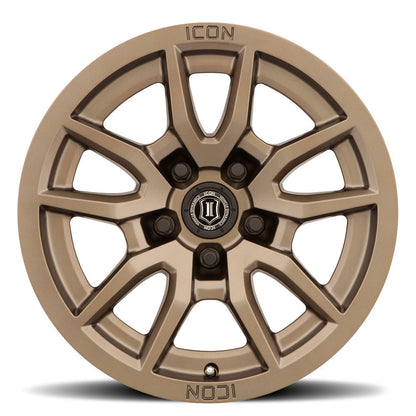ICON Alloys Vector 5 17x8.5 5x150 +25mm Bronze Wheel — image 2