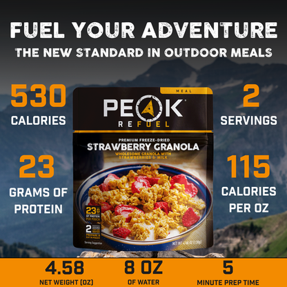 Peak Refuel Strawberry Granola Freeze-Dried Breakfast — image 3