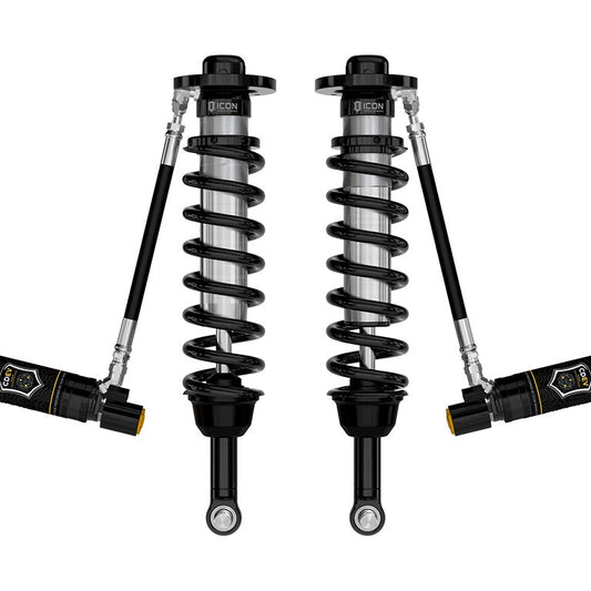 ICON V.S. 2.5 Series Front Coilovers with Remote Reservoir and CDEV for 2021-2026 Ford F-150 4WD and Tremor — image 1