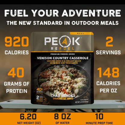 Peak Refuel Venison Country Casserole Freeze-Dried Meal — image 3