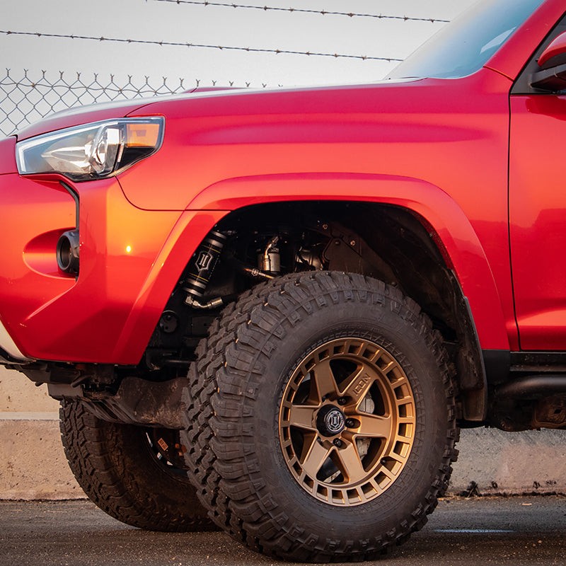 ICON Alloys Raider 17x8.5 6x5.5 0mm Offset Satin Brass Wheel — image 3