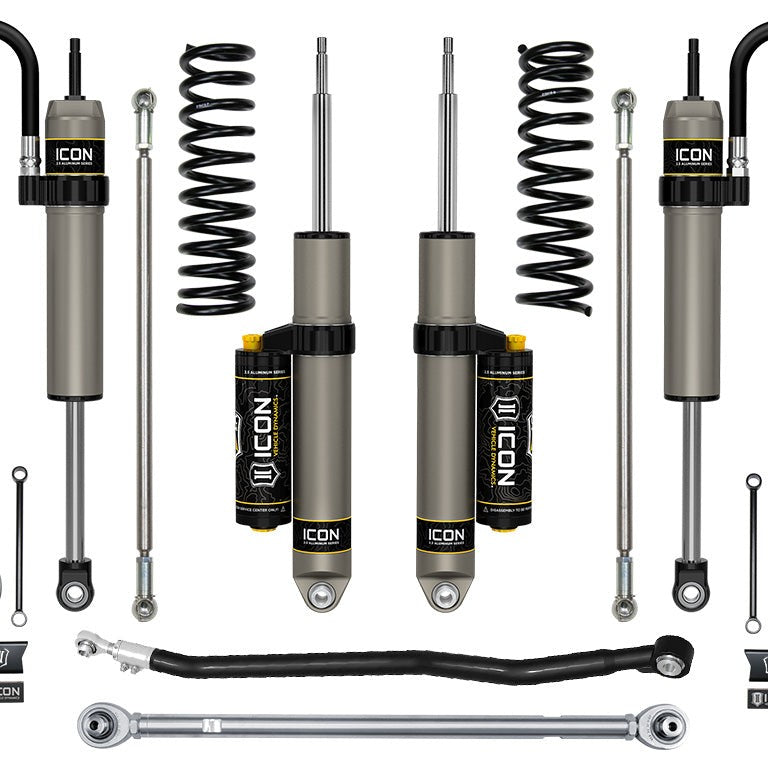 ICON Stage 3 Suspension System for 2014-2026 Ram 2500 4WD Diesel OEM Air Spring Rear 4.5" Lift — image 1