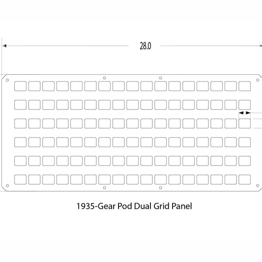 Leitner Designs GearPOD GRID Aluminum MOLLE Panels — image 1