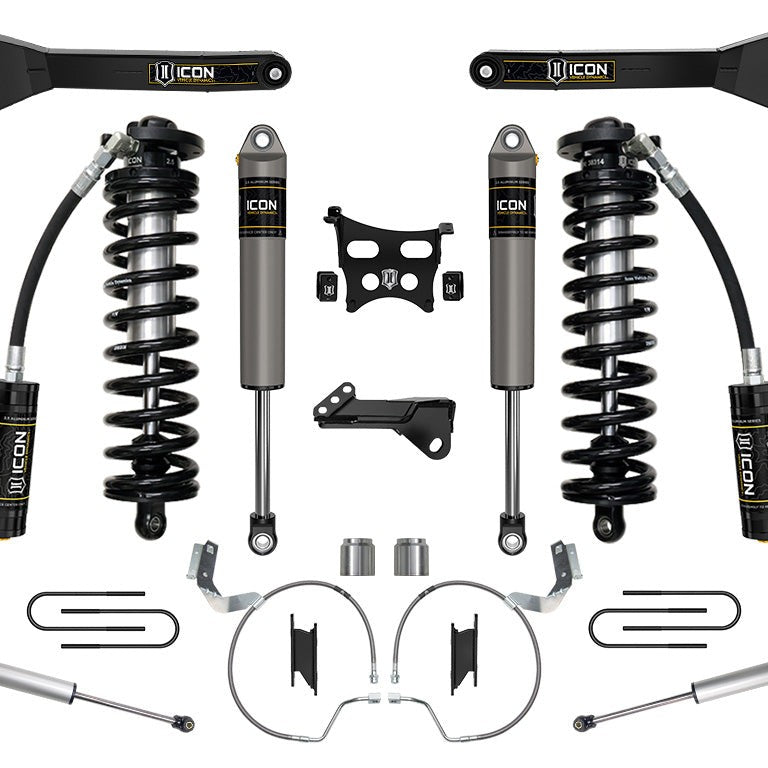 ICON Stage 3 Coilover Conversion System for 2023-2026 Ford F-250/F-350 Super Duty 4WD with Radius Arms — image 1