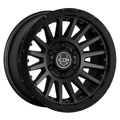 ICON Alloys Recon Pro 18x9 8x6.5 +12mm Satin Black Wheel — image 1
