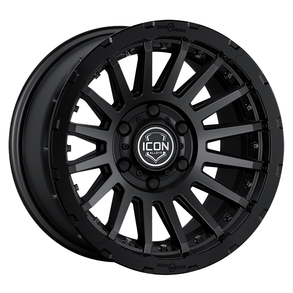 ICON Alloys Recon Pro 18x9 6x5.5 +25mm Satin Black Wheel — image 1