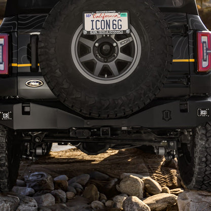 ICON Impact Pro Series Rear Bumper for 2021-2026 Ford Bronco — image 2