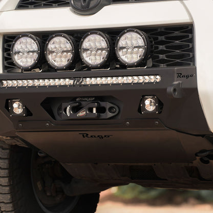 Skid Plate for Center Mount Front Bumpers: 2014-2024 Toyota 4Runner